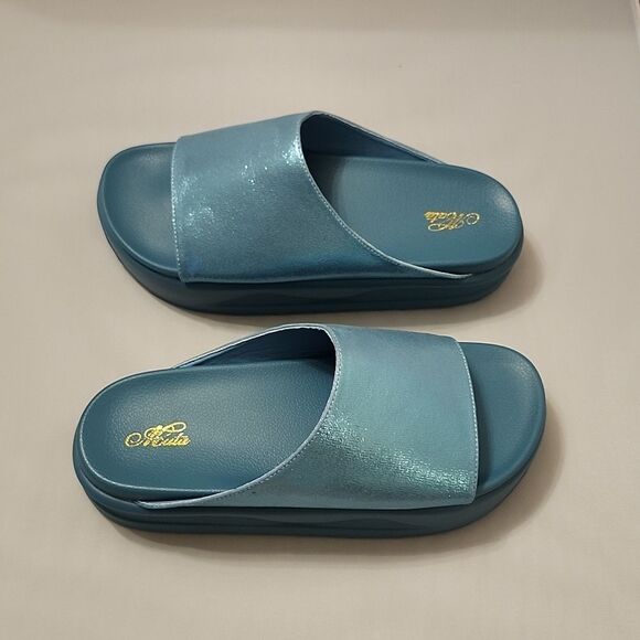 BRAND NEW MATA PLATFORM OPEN TOE SLIDES WOMEN'S SANDAL G1 - Picture 6 of 16